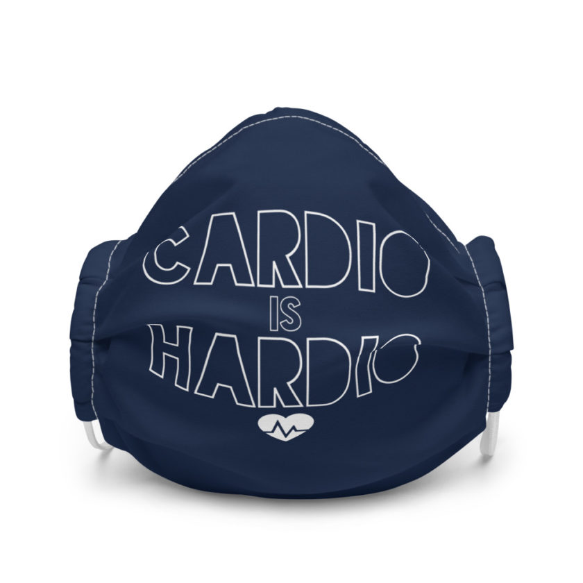 Cardio is Hardio  Premium face mask