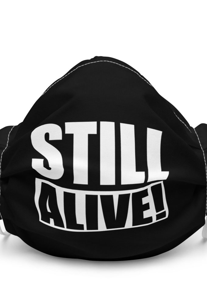 Still Alive! - The Kroods Premium face mask