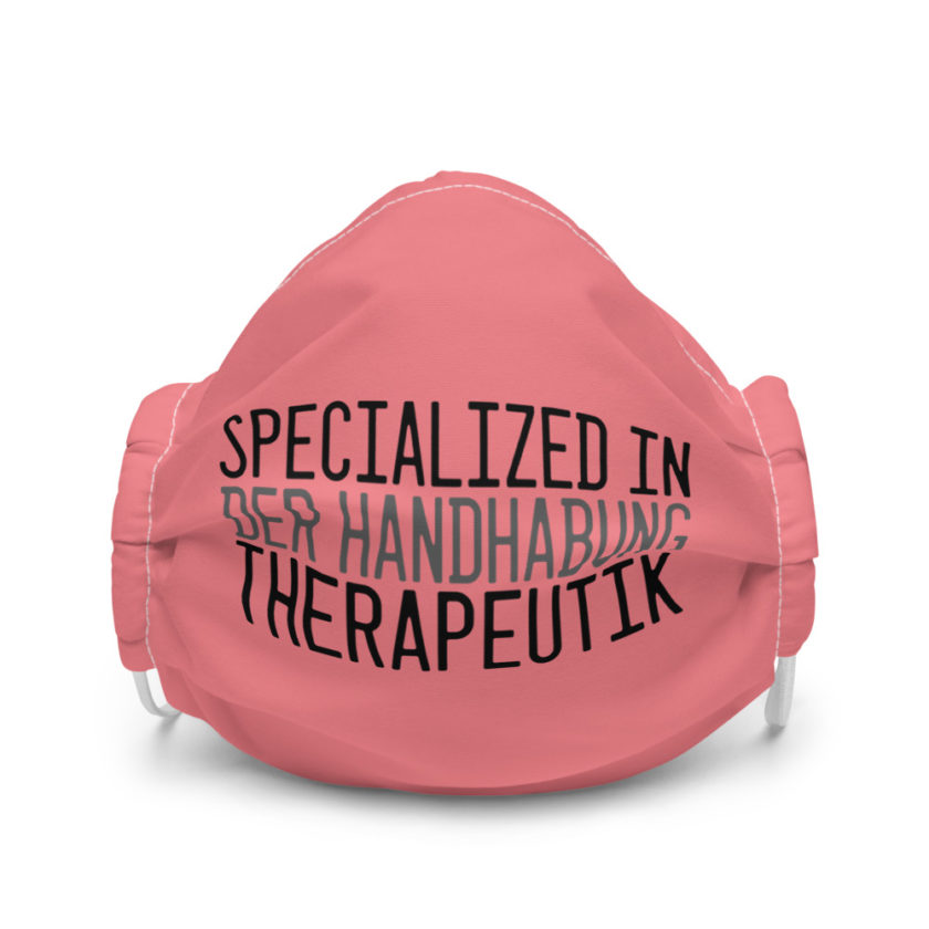 Specialized in Der Handabung Therapeutik - The Road to Wellville Premium face mask