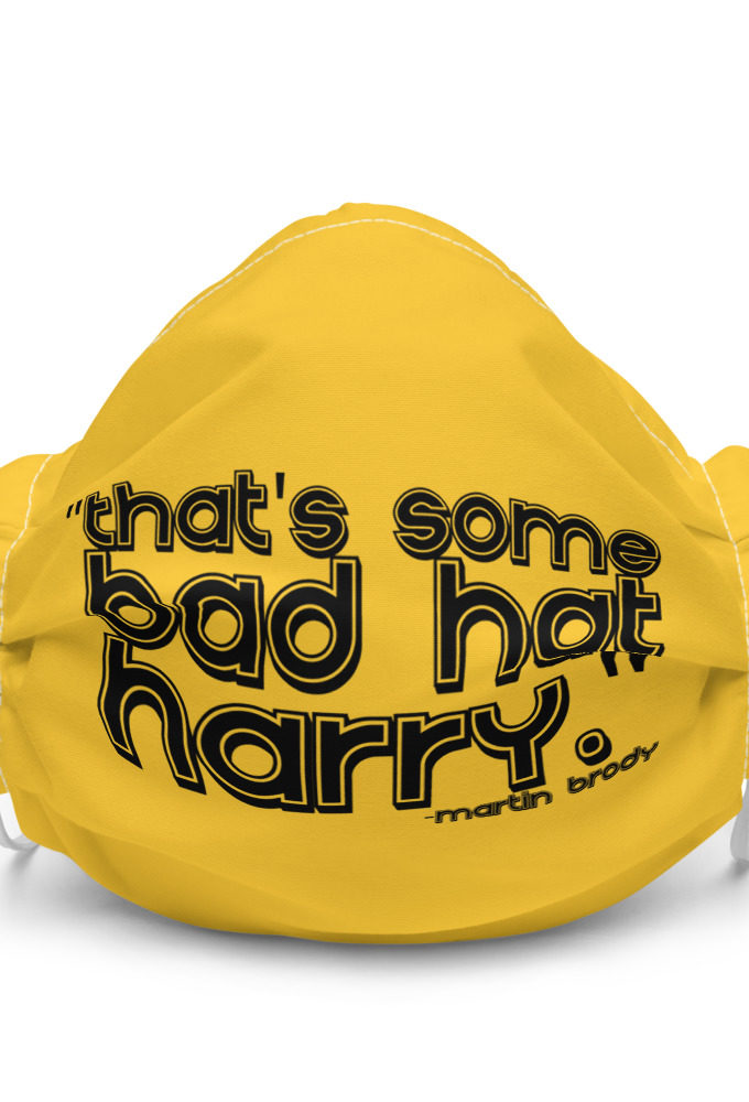 That's some bad hat Harry. - Martin Brady, Jaws Premium face mask