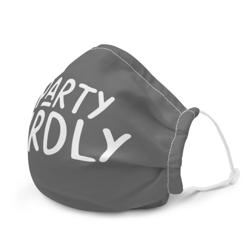 I party hardly Premium face mask - Image 6