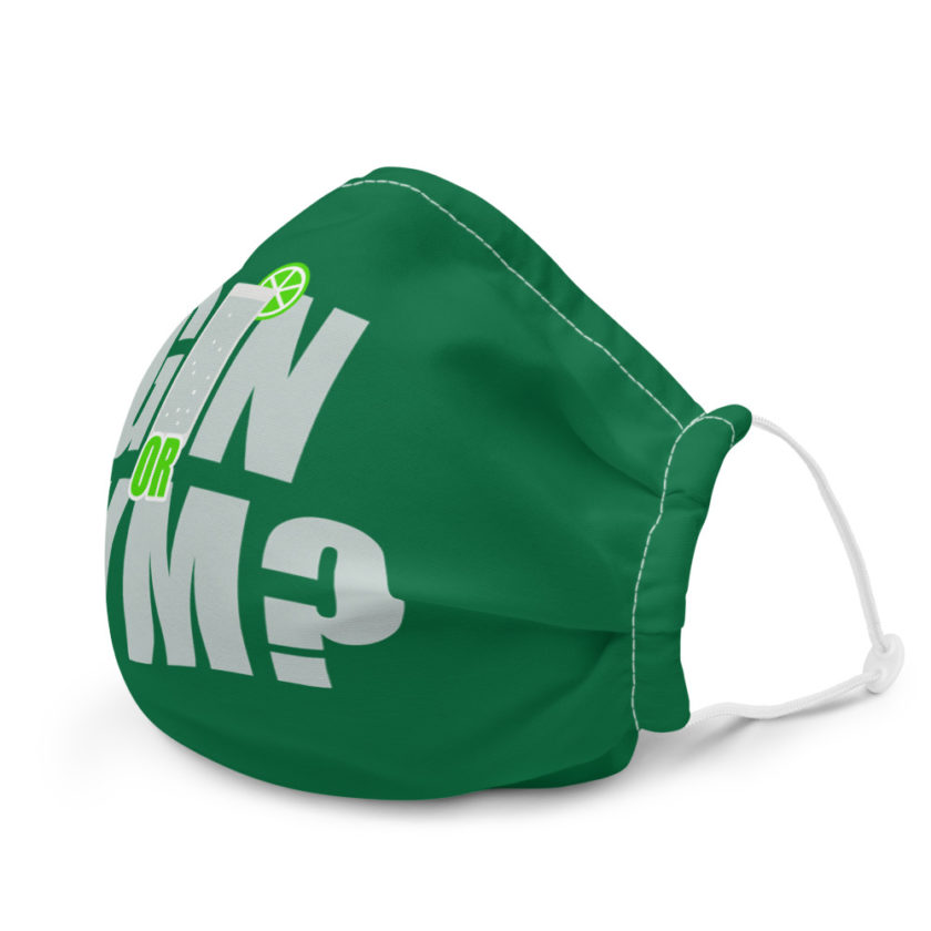 Gin or Gym? Premium face mask - Image 6