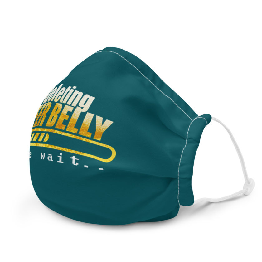 Deleting beer belly, please wait... Premium face mask - Image 6