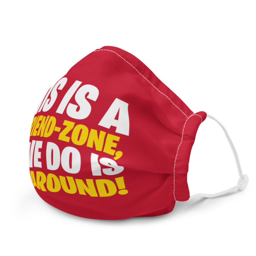 This is a no friend-zone, all we do is fuck around Premium face mask - Image 6