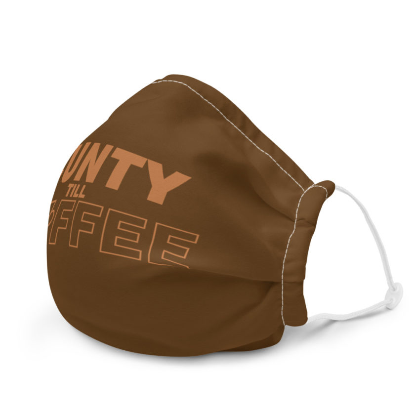 Cunty till coffee Premium face mask - Image 6