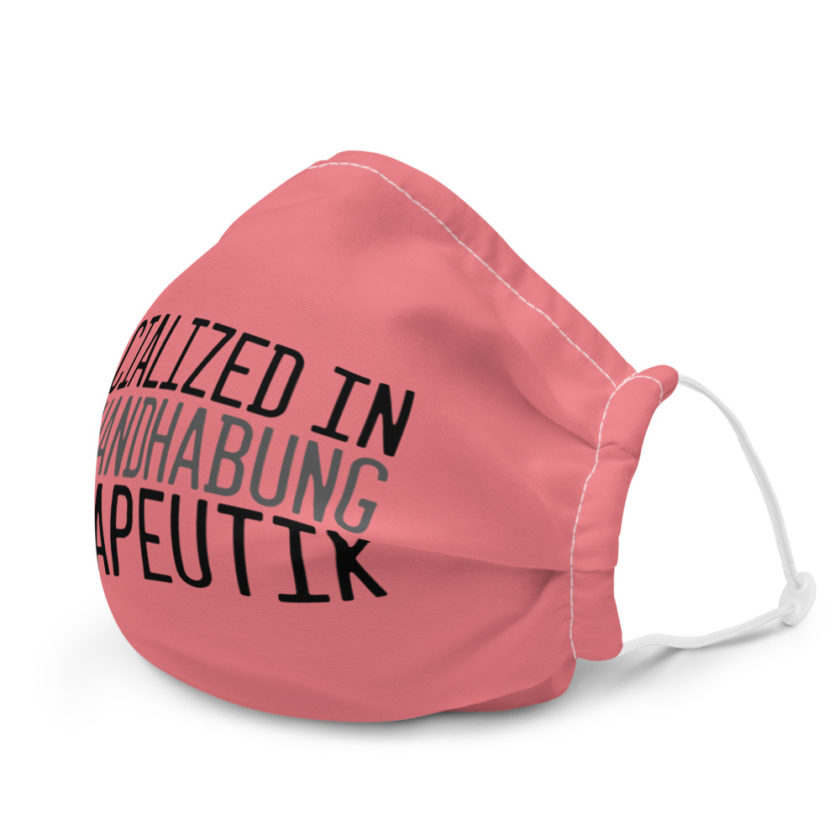 Specialized in Der Handabung Therapeutik - The Road to Wellville Premium face mask - Image 6