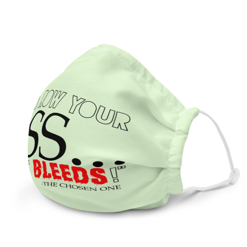 I'ma row your ass, till it bleeds! - The Chosen One , The Golden Child Premium face mask - Image 6