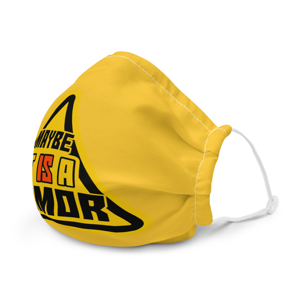 Maybe it is a tumor Premium face mask - Image 6