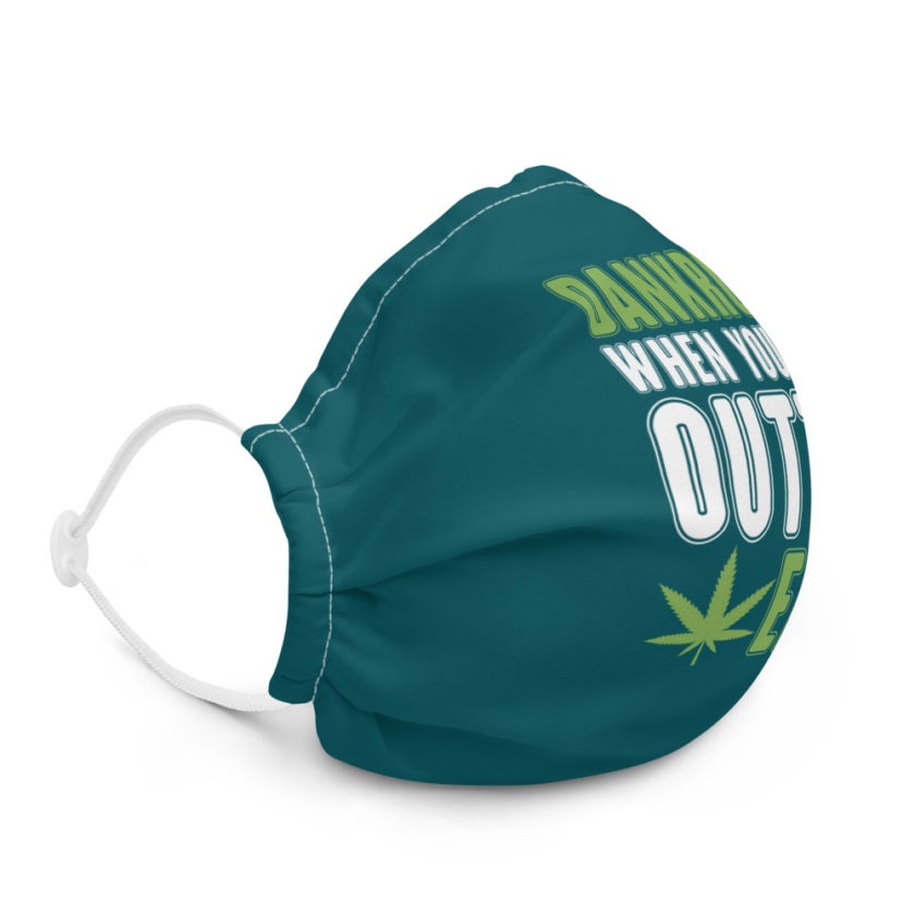 Dankrupt: When you all outa weed -Hoffman Premium face mask - Image 5