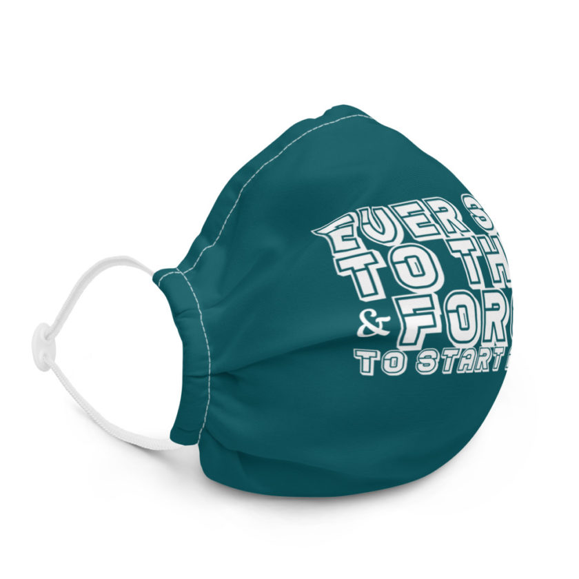 Ever stop to think & forget to start again? Premium face mask - Image 5