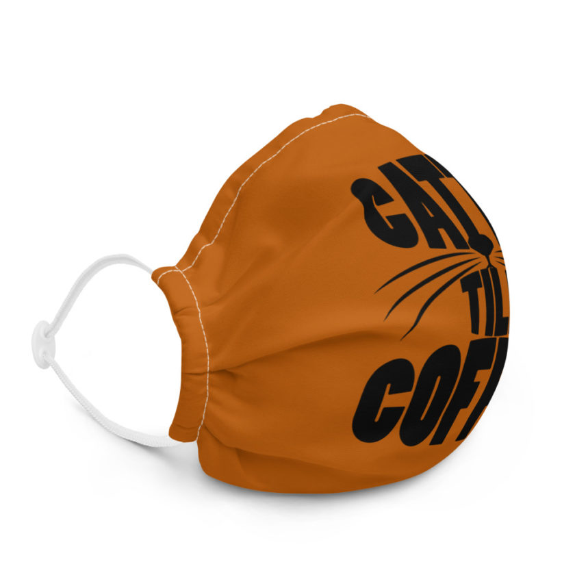 Catty till coffee Premium face mask - Image 5