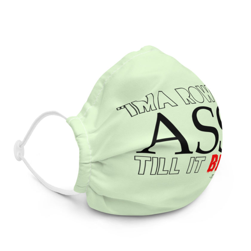 I'ma row your ass, till it bleeds! - The Chosen One , The Golden Child Premium face mask - Image 5