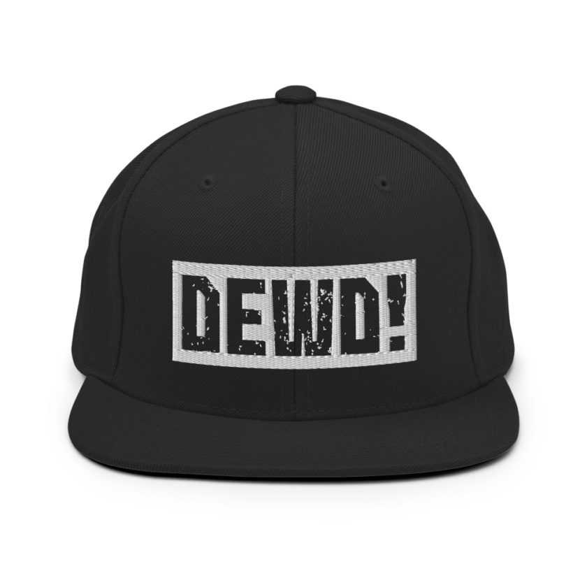 Dewd!  Snapback Hat - Image 3