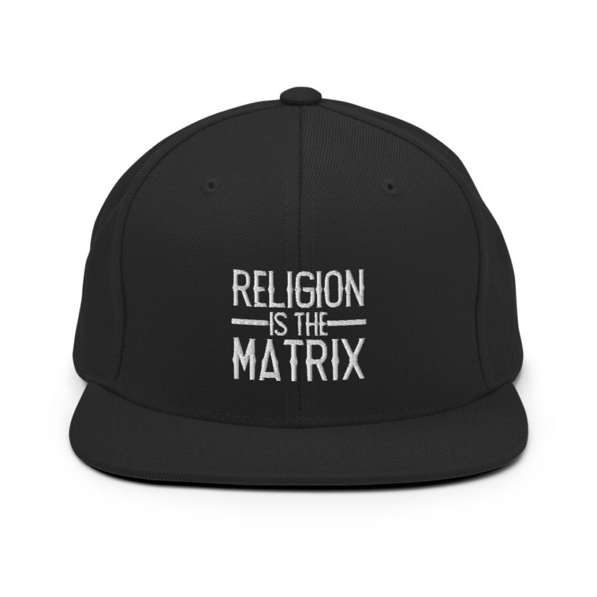 Religion is The Matrix Snapback Hat - Image 2
