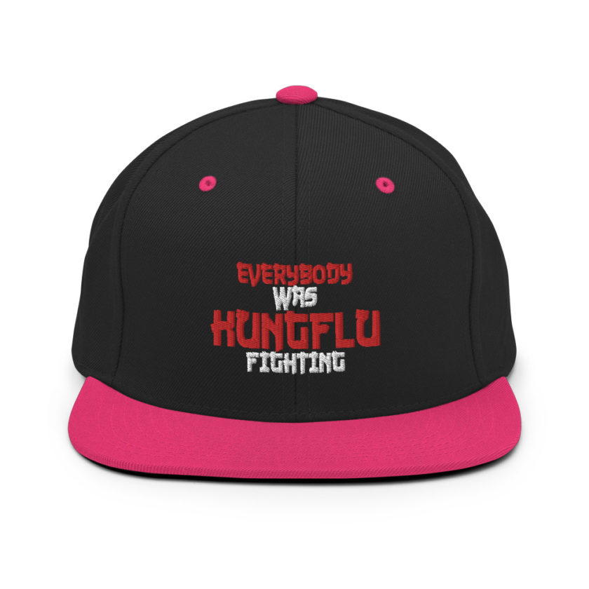 Everybody was Kungflu fighting!  Snapback Hat - Image 5