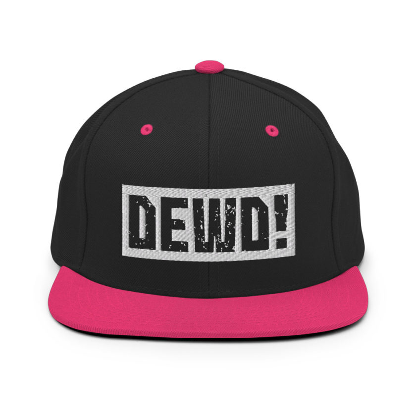 Dewd!  Snapback Hat - Image 5