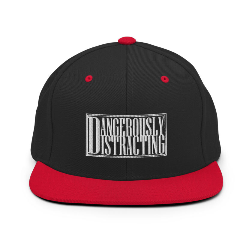 Dangerously Distracting  Snapback Hat - Image 4