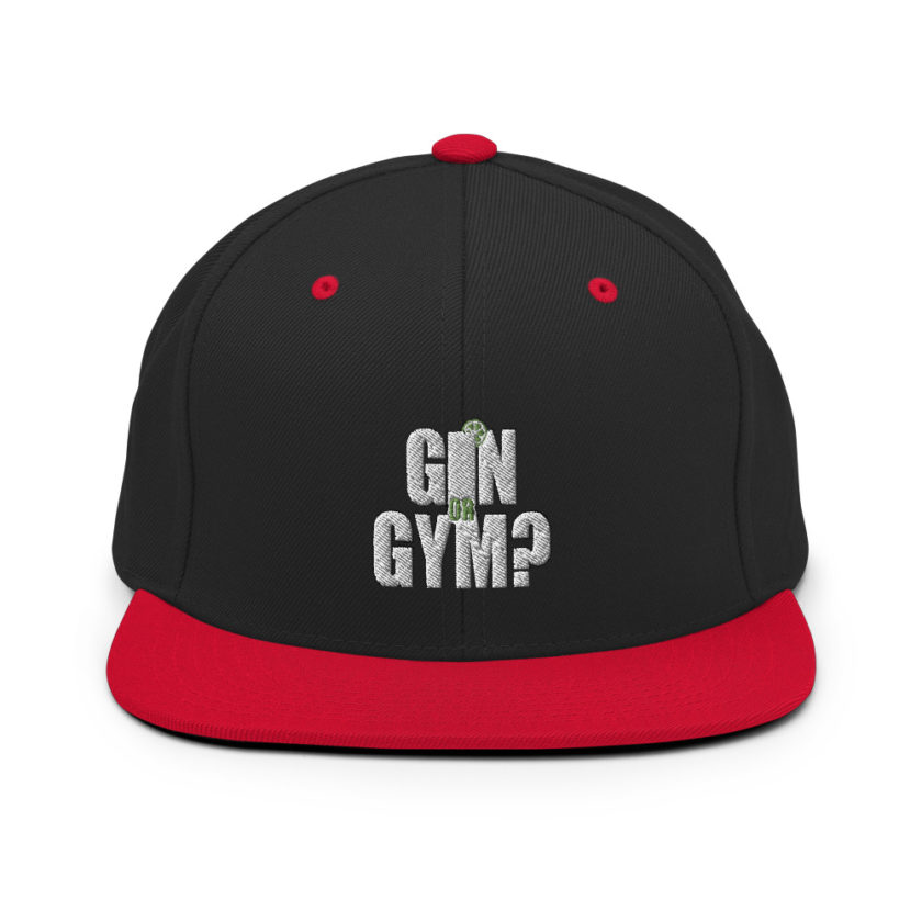 Gin or Gym?  Snapback Hat - Image 4