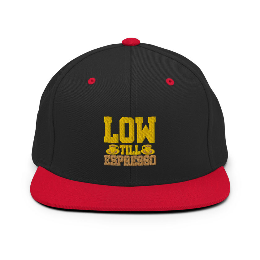 Low till Espresso  Snapback Hat - Image 4