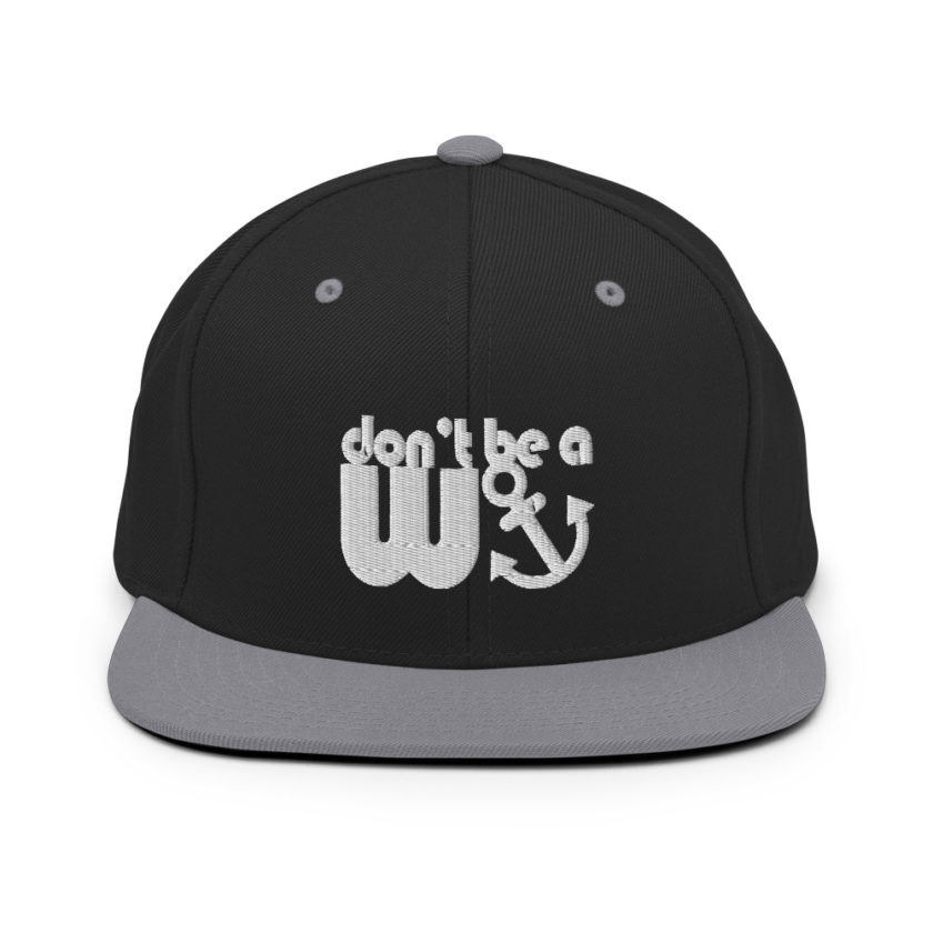 Don't be a wanker.  Snapback Hat - Image 7
