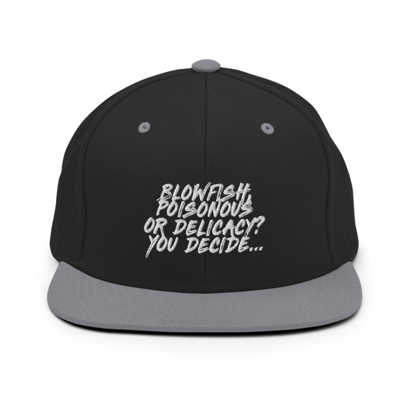 Blowfish, poisonous or delicacy...you decide. Snapback Hat - Image 6