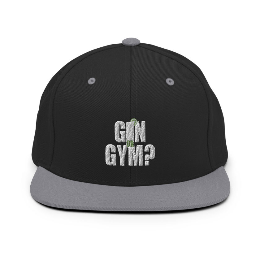 Gin or Gym?  Snapback Hat - Image 7