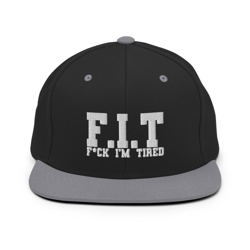 Fit - Fuck I'm Tired Snapback Hat - Image 6