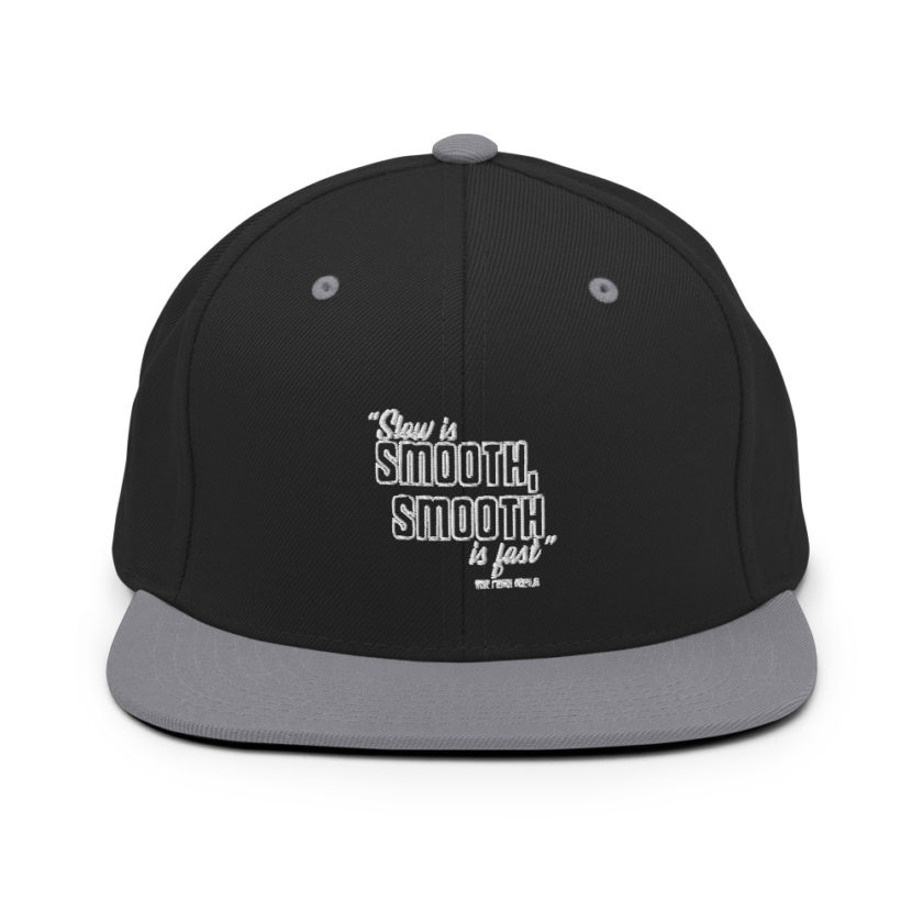 Slow is smooth, smooth is fast - The Navy Seals  Snapback Hat - Image 6
