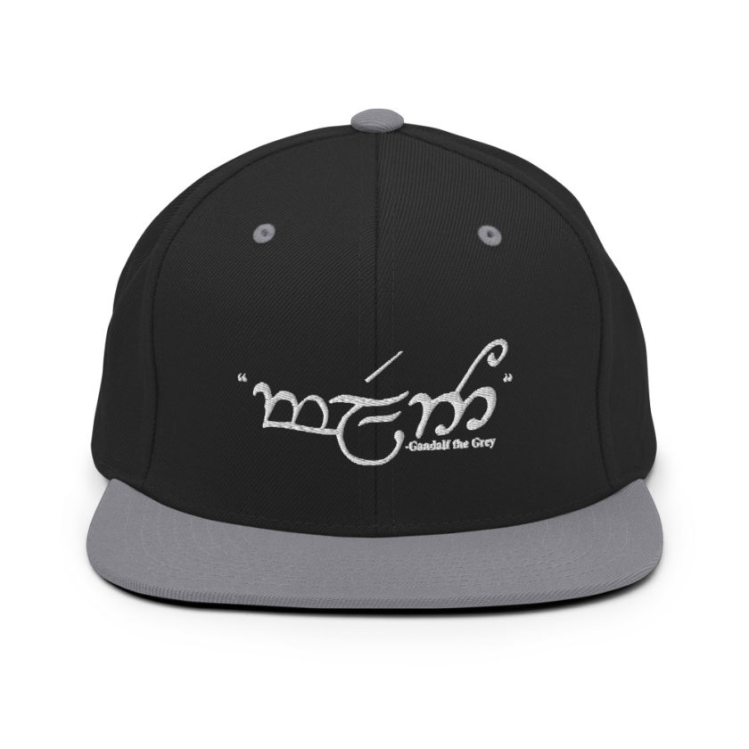 Friend - Gandalf the Grey, Lord of the Rings  Snapback Hat - Image 7