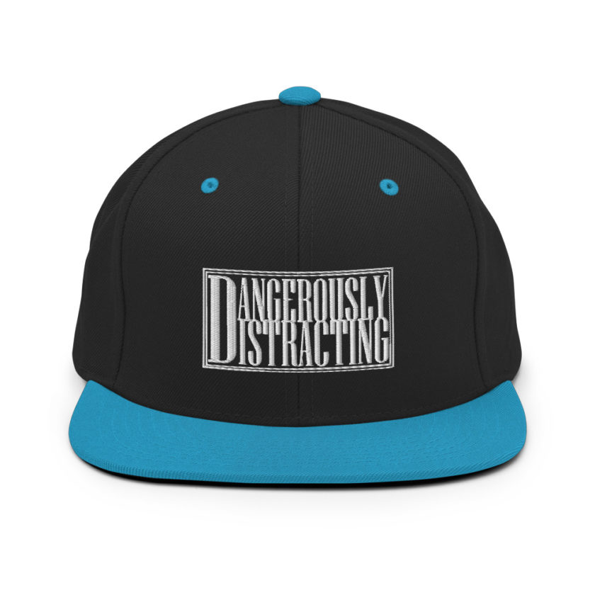 Dangerously Distracting  Snapback Hat - Image 6