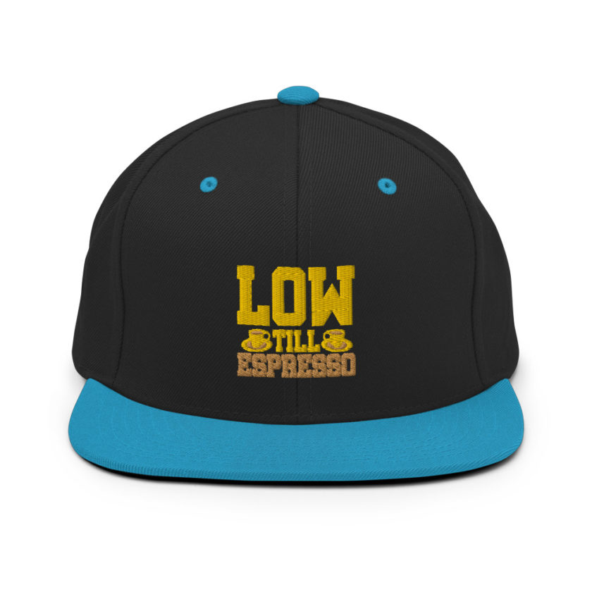 Low till Espresso  Snapback Hat - Image 6