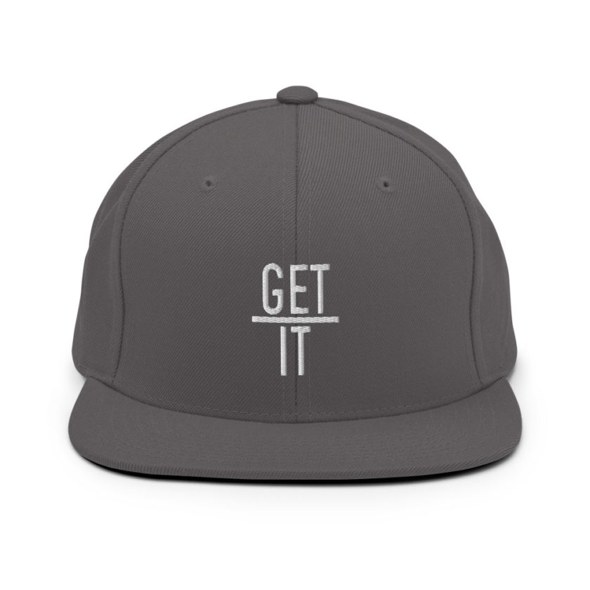 Get over it  Snapback Hat - Image 14