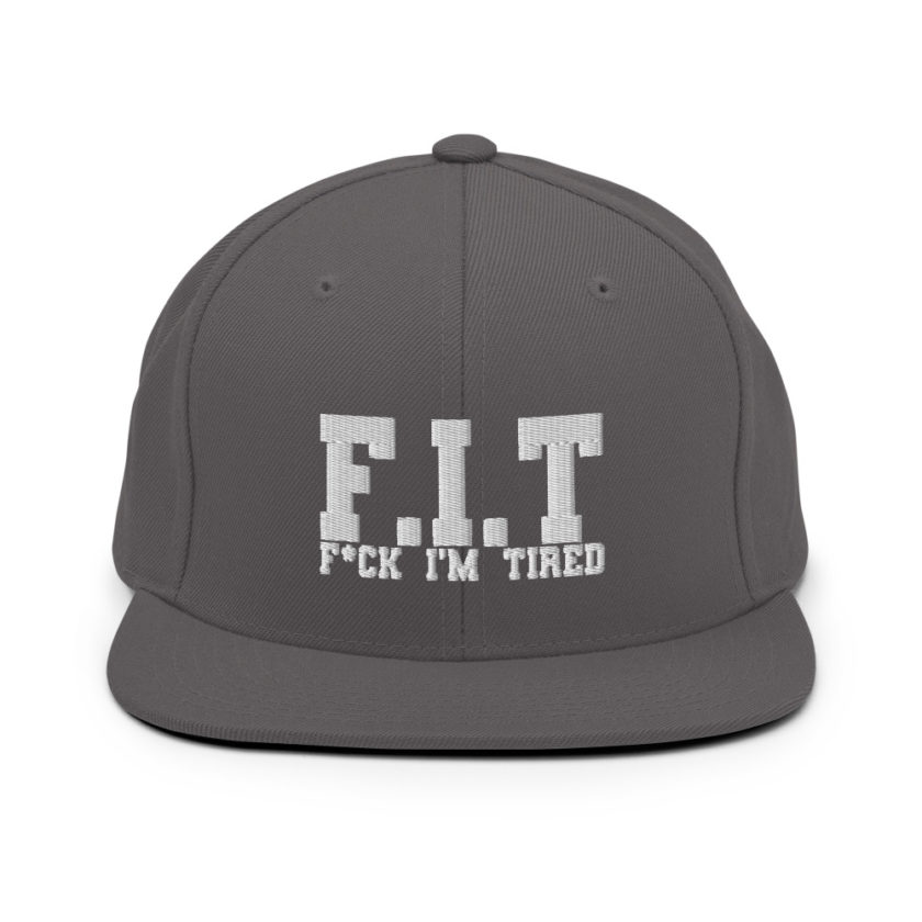 Fit - Fuck I'm Tired Snapback Hat - Image 14