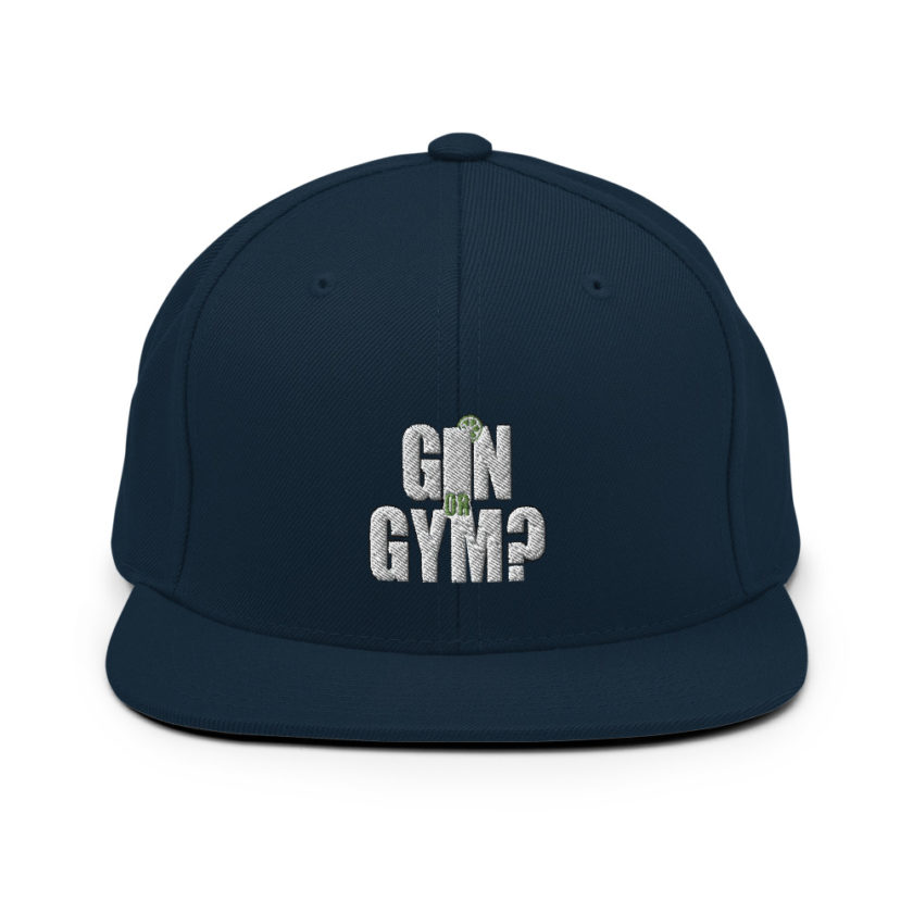 Gin or Gym?  Snapback Hat - Image 2