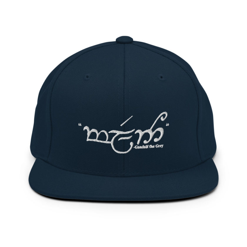 Friend - Gandalf the Grey, Lord of the Rings  Snapback Hat - Image 2