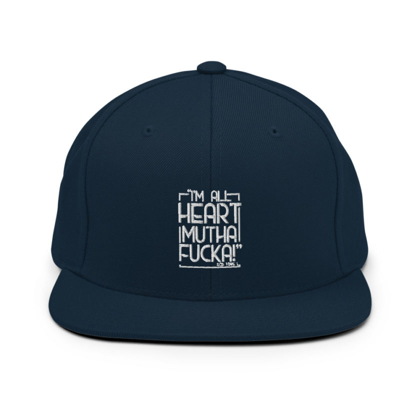 I'm all heart mutha fucka - Rod Tidwell, Jerry Maquire  Snapback Hat - Image 2
