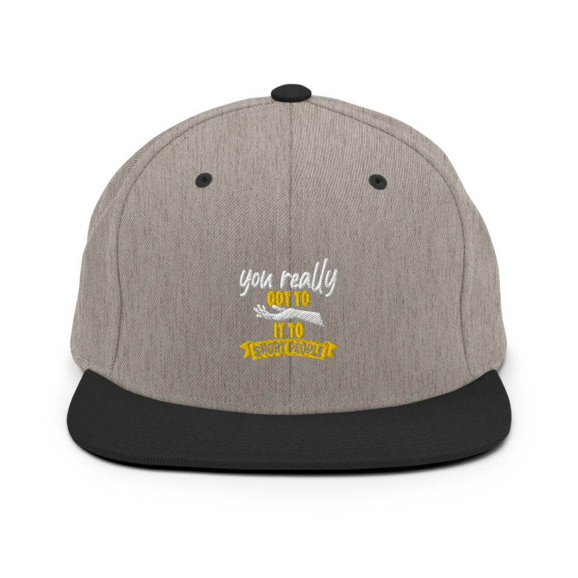 You really got to hand it to short people... Snapback Hat - Image 16