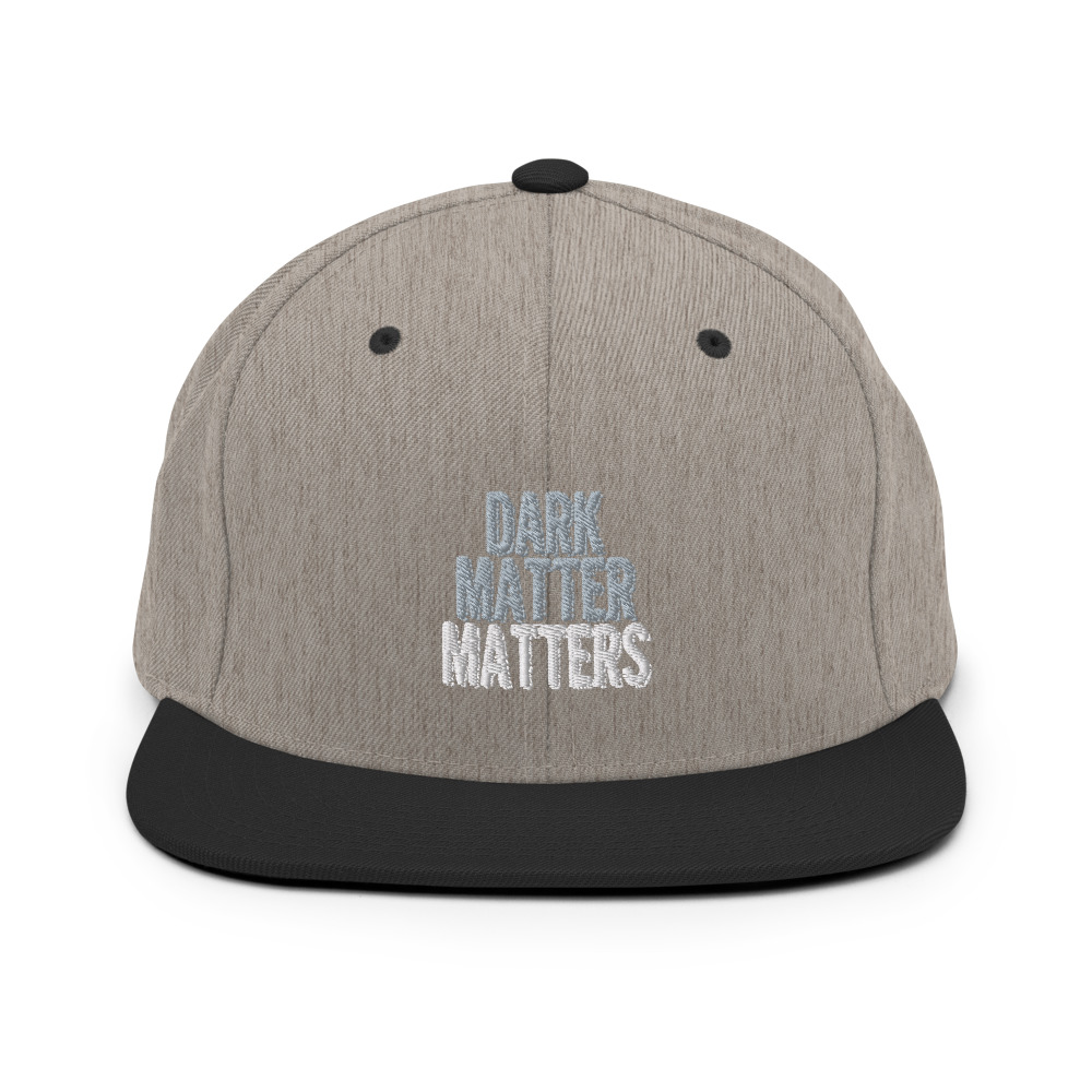 Dark matter matters Snapback Hat - Image 16