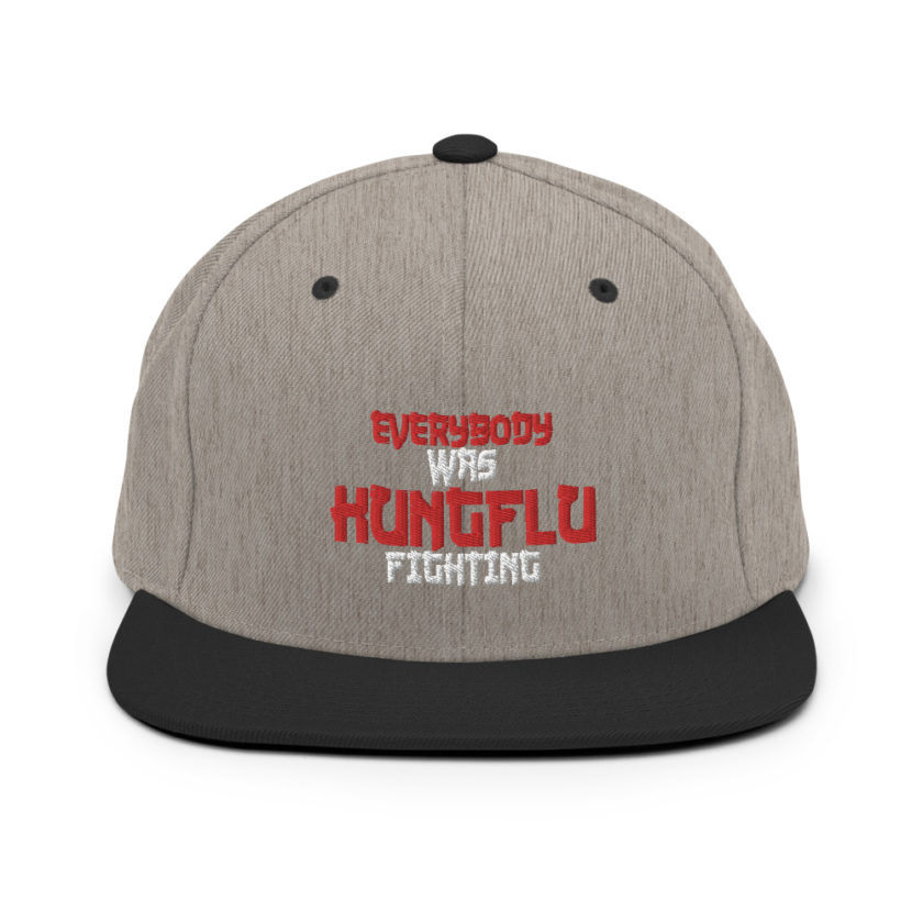 Everybody was Kungflu fighting!  Snapback Hat - Image 16