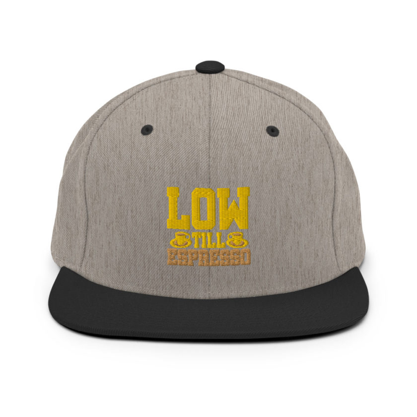 Low till Espresso  Snapback Hat - Image 16