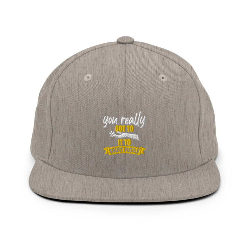 You really got to hand it to short people... Snapback Hat - Image 19