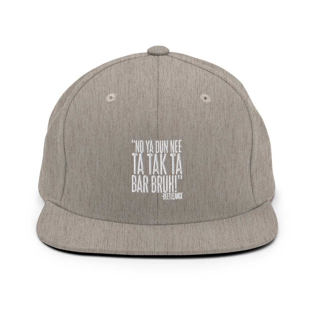 Na ya dun nee ta tak ta Bar Bruh! - Beetlejuice Snapback Hat - Image 19