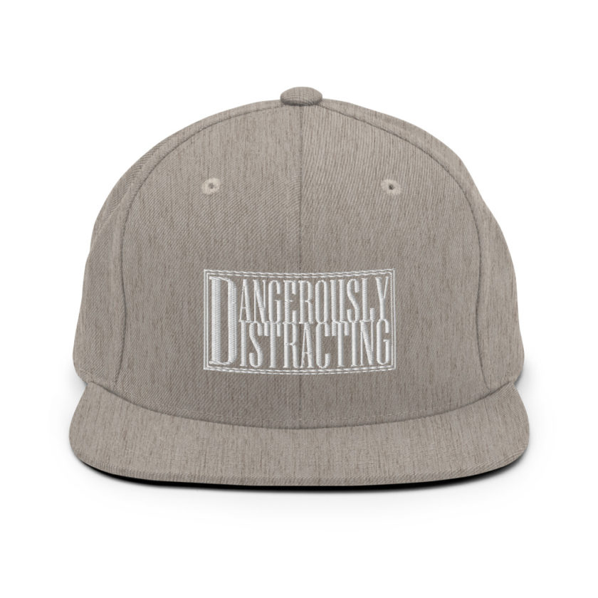 Dangerously Distracting  Snapback Hat - Image 19