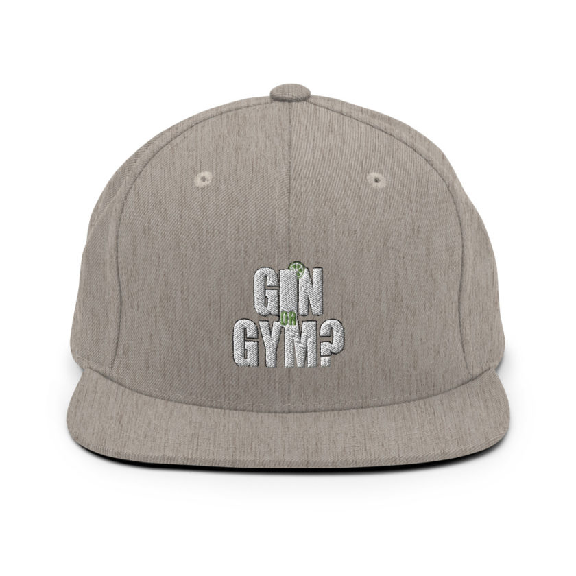 Gin or Gym?  Snapback Hat - Image 19