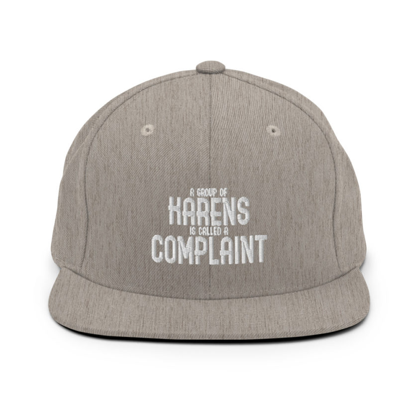 A group of Karens is called a complaint  Snapback Hat - Image 19