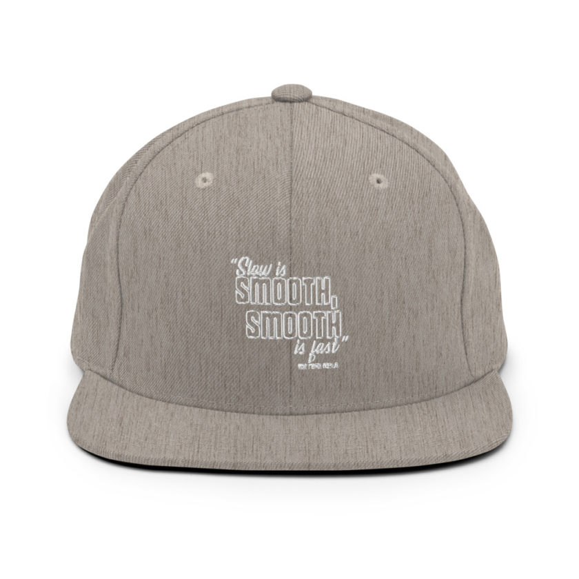 Slow is smooth, smooth is fast - The Navy Seals  Snapback Hat - Image 19
