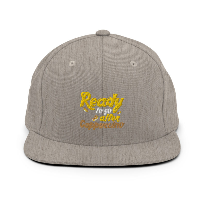 Ready to Go After Cappuccino  Snapback Hat - Image 19