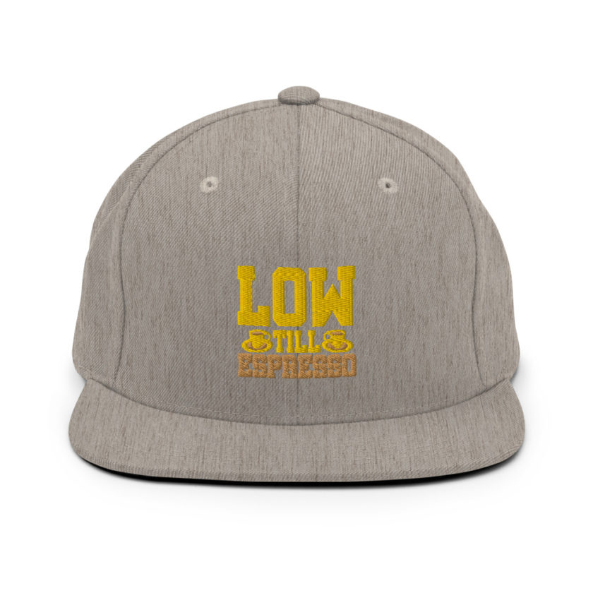 Low till Espresso  Snapback Hat - Image 19