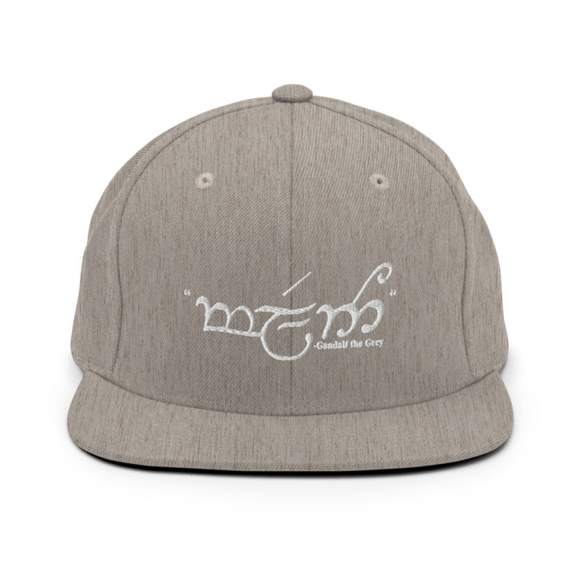 Friend - Gandalf the Grey, Lord of the Rings  Snapback Hat - Image 19