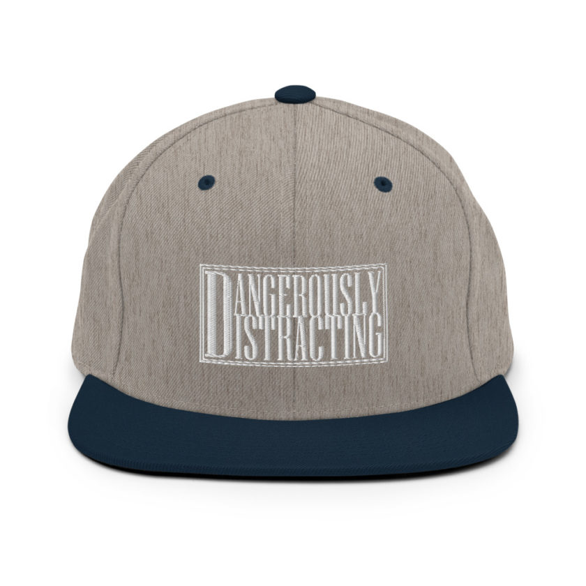 Dangerously Distracting  Snapback Hat - Image 17